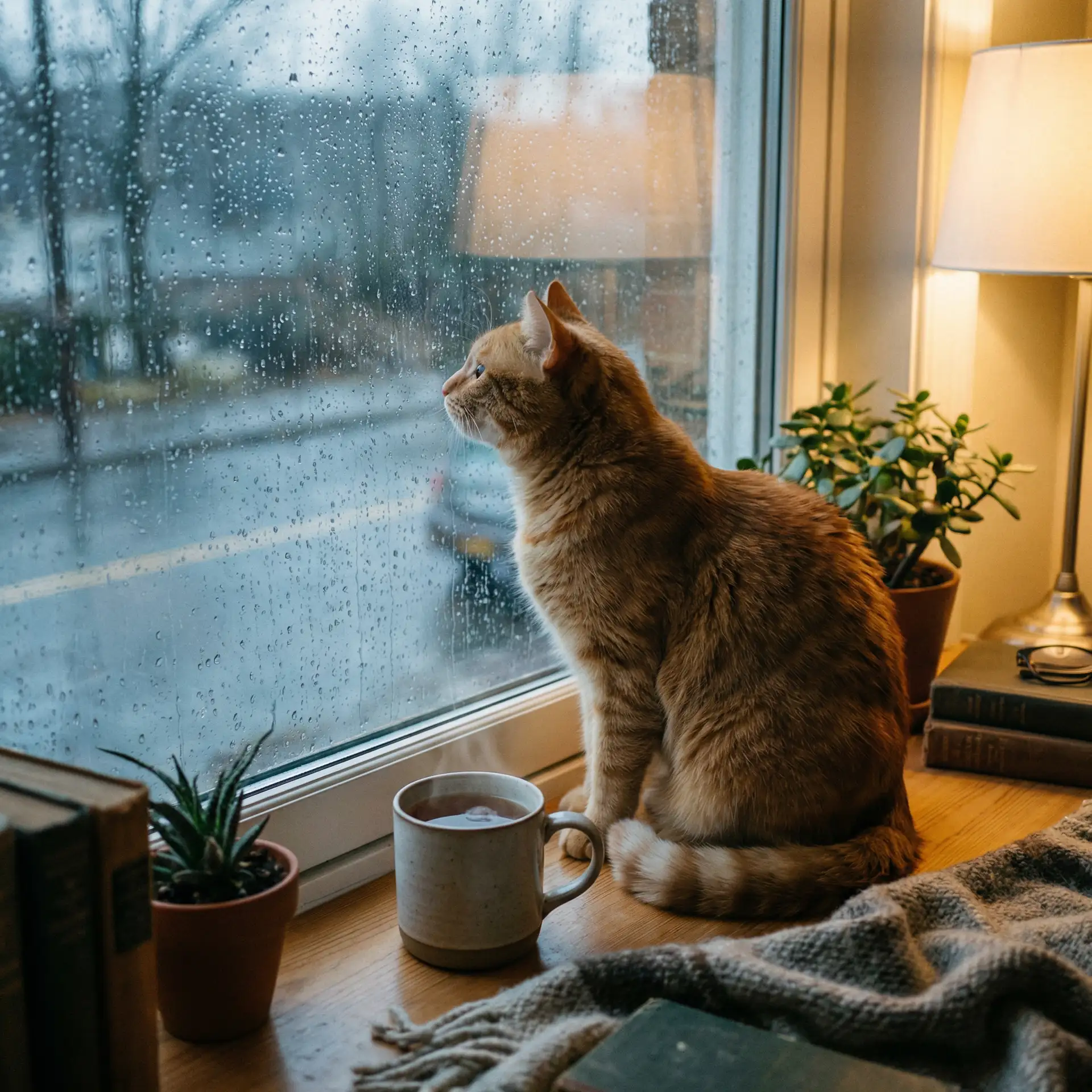 猫咪望着窗外的雨 - 最近免费韩国日本电影